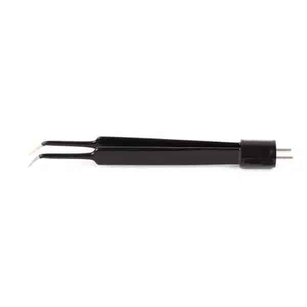 Bi-polar Jeweler Forceps, Angled